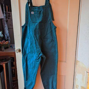 Lucy & Yak Corduroy Teal Overalls